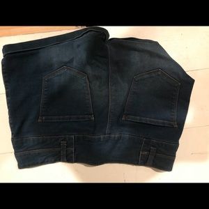 Blue jean shorts